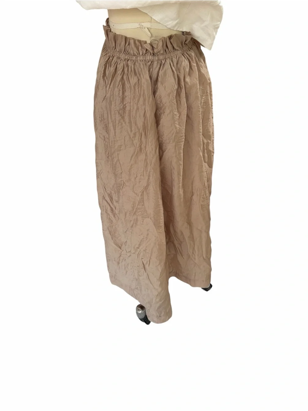 J Crew Crinkle Maxi skirt size small